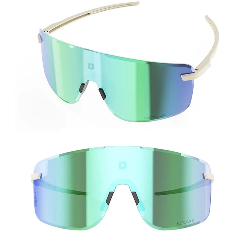 ULAC Neo Vue Visionar Sunglasses Off White/Boost Blue Photochromic