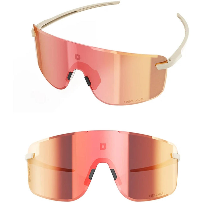 ULAC Neo Vue Visionar Sunglasses Off White/Rally Red Photochromic