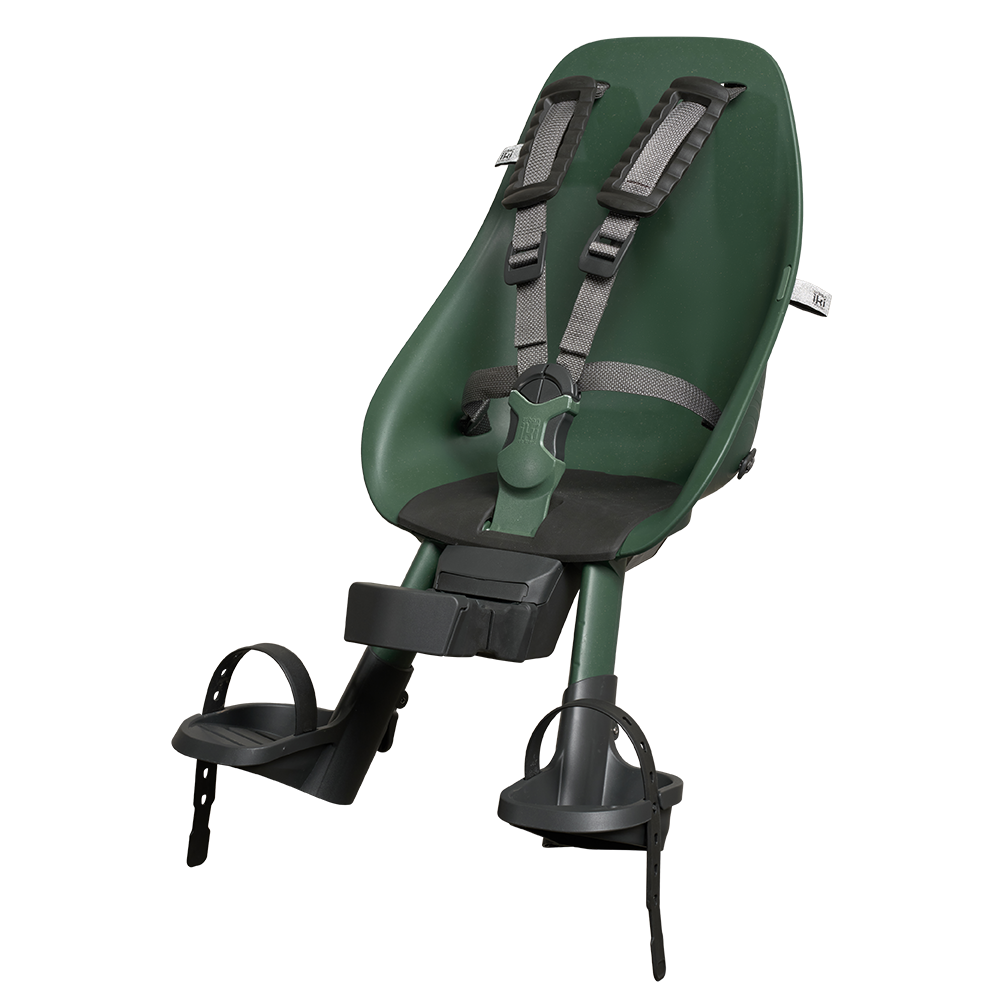 Urban Iki Bio Front seat with Compact Adapter - Mosu Green/ Bincho Black