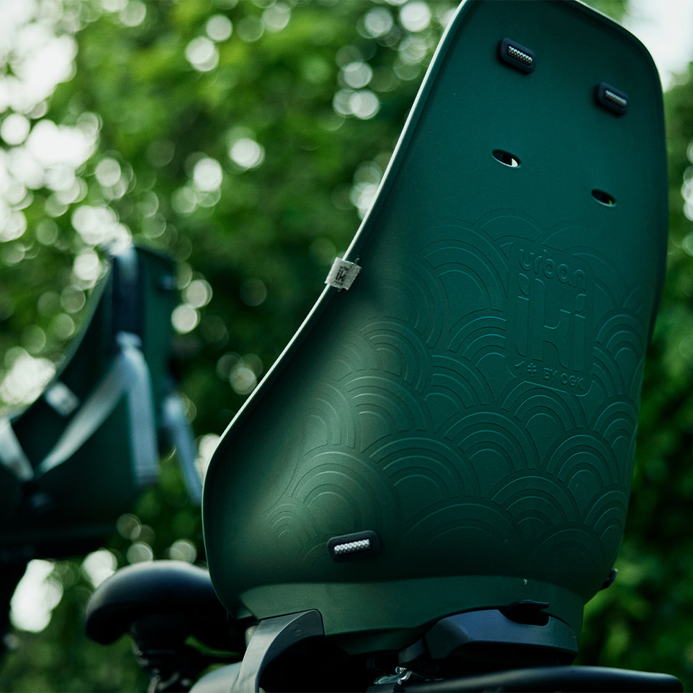 Urban iki Bio Rear seat Carrier mounting - Mosu Green/ Bincho Black