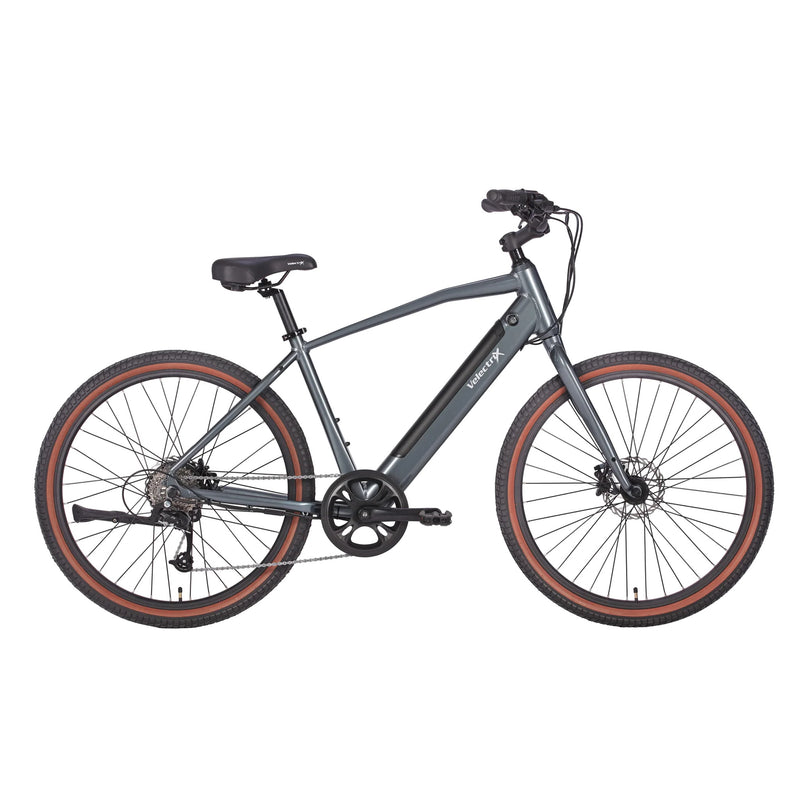 Velectrix Cruiser Electric Bike 417Wh Battery Silver - Medium