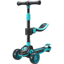 Vital TYKE 3 Wheel Kids Scooter (with Removable Seat) Teal