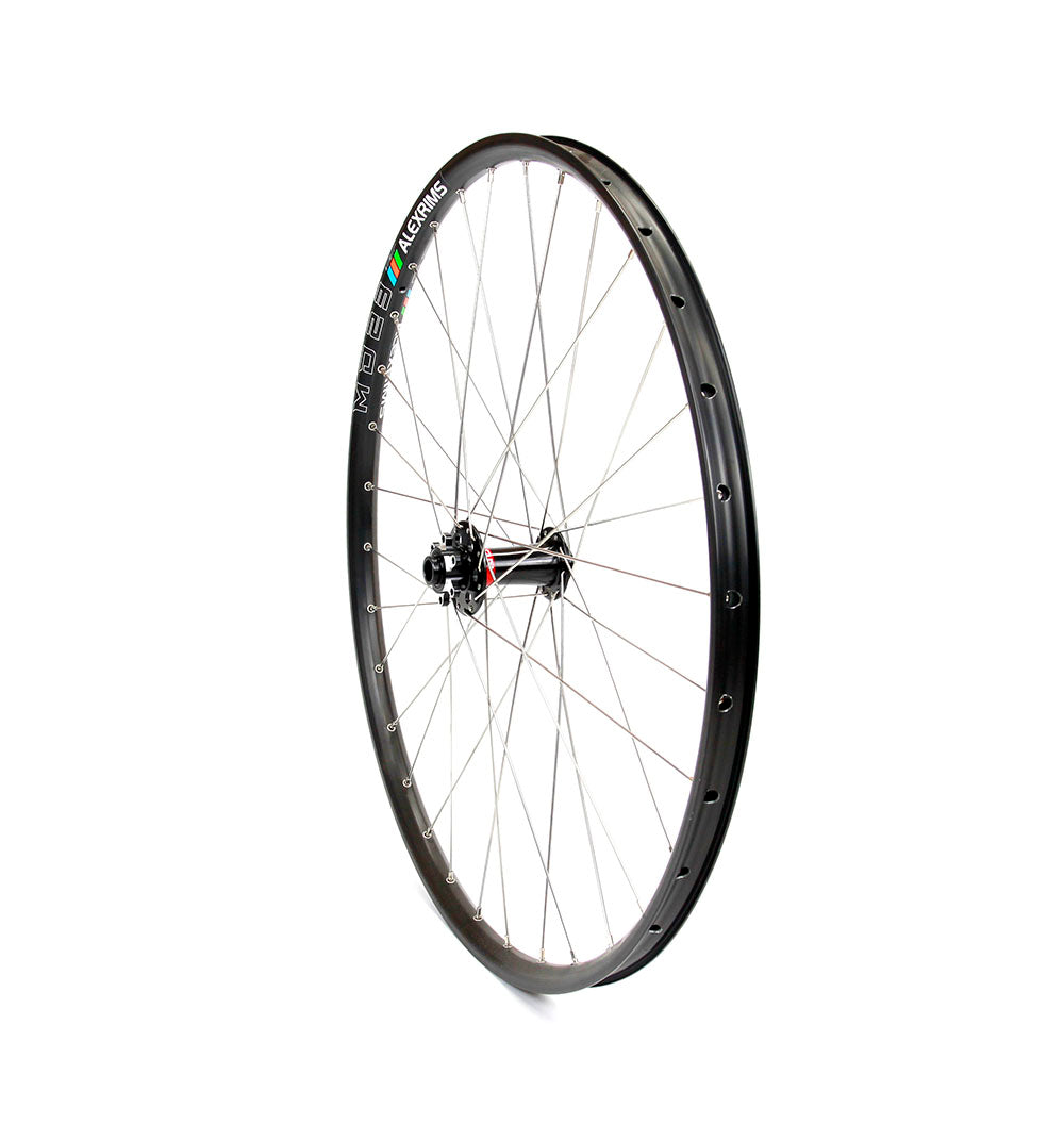 On Track Front Wheel 27.5" Alex MD23 Rim - Novatec 6-Bolt Disc Boost 15x110mm Hub Black