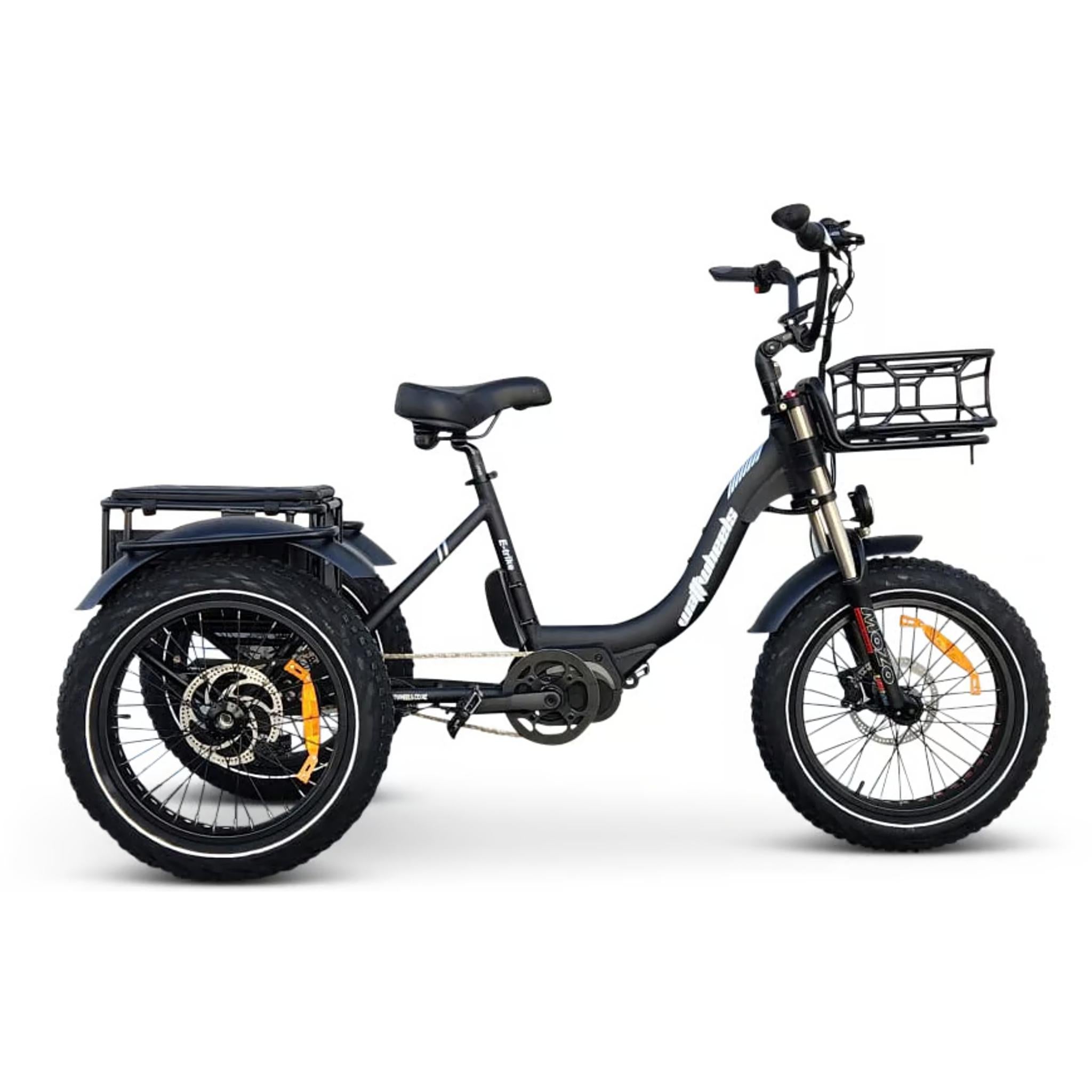 WattWheels Trike XT Electric Cargo Trike 499Wh Black