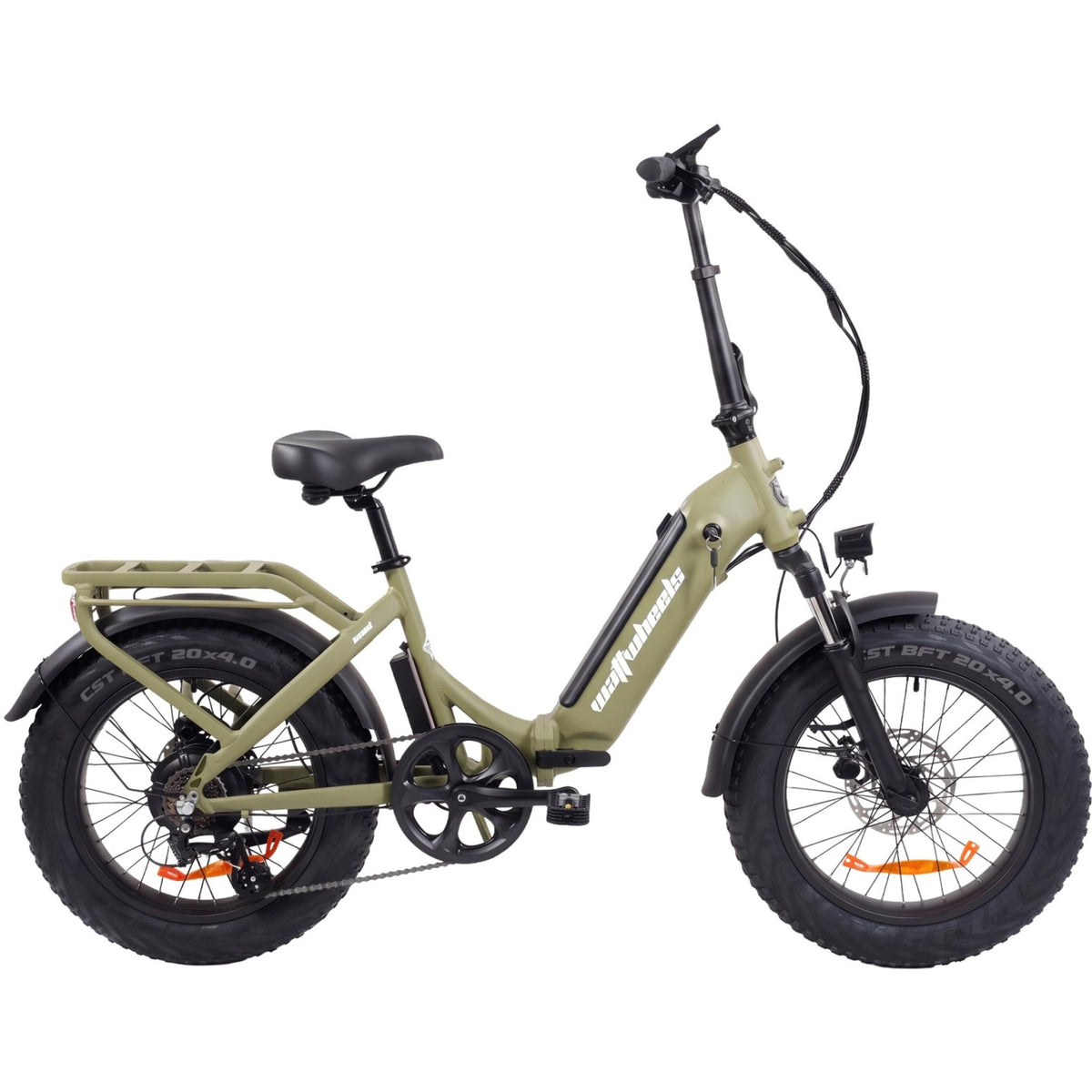 Watt Wheels Scout Low Step v2 Electric Folding Bike Green
