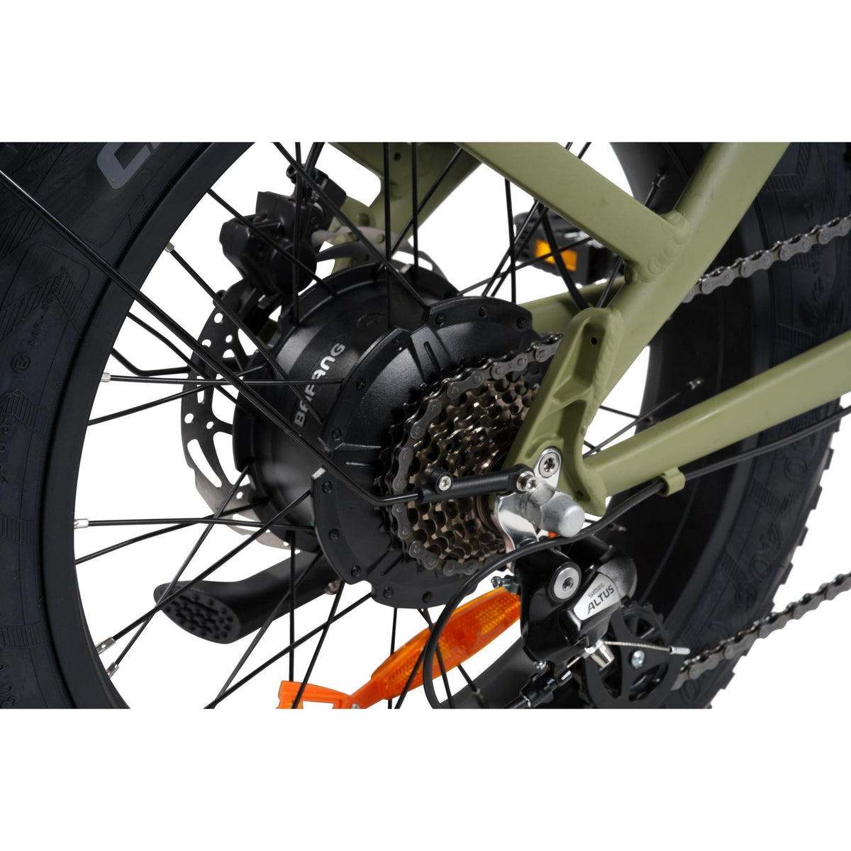 Watt Wheels Scout Low Step v2 Electric Folding Bike Green