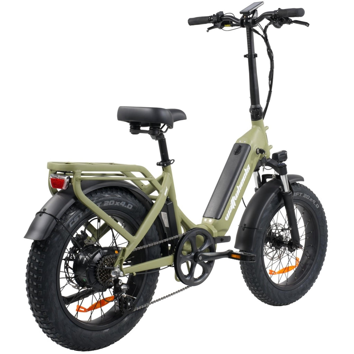 Watt Wheels Scout Low Step v2 Electric Folding Bike Green