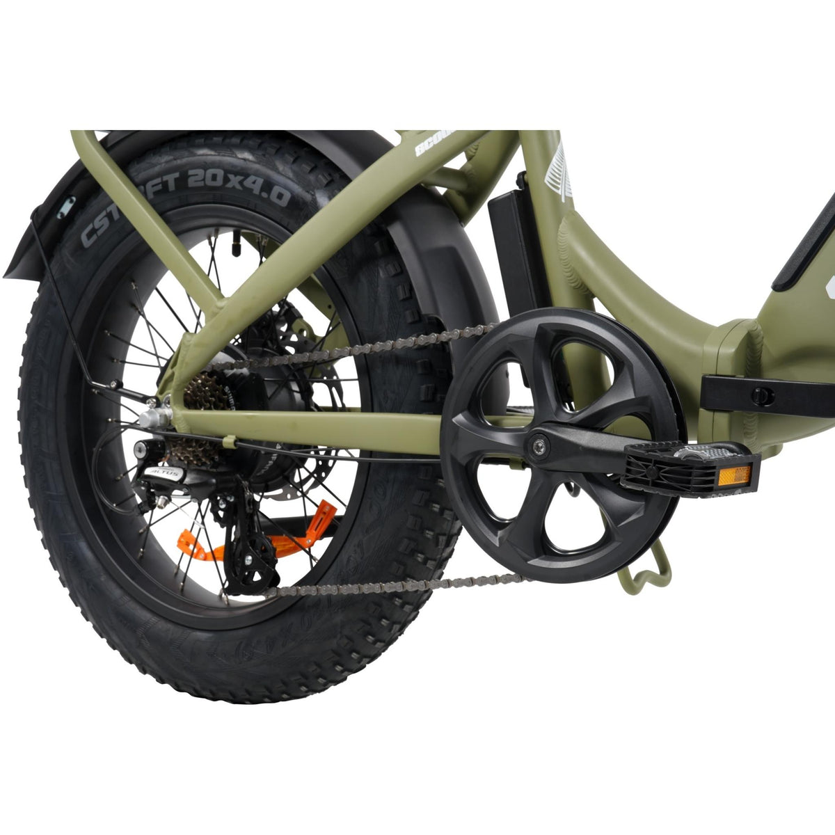 Watt Wheels Scout Low Step v2 Electric Folding Bike Green