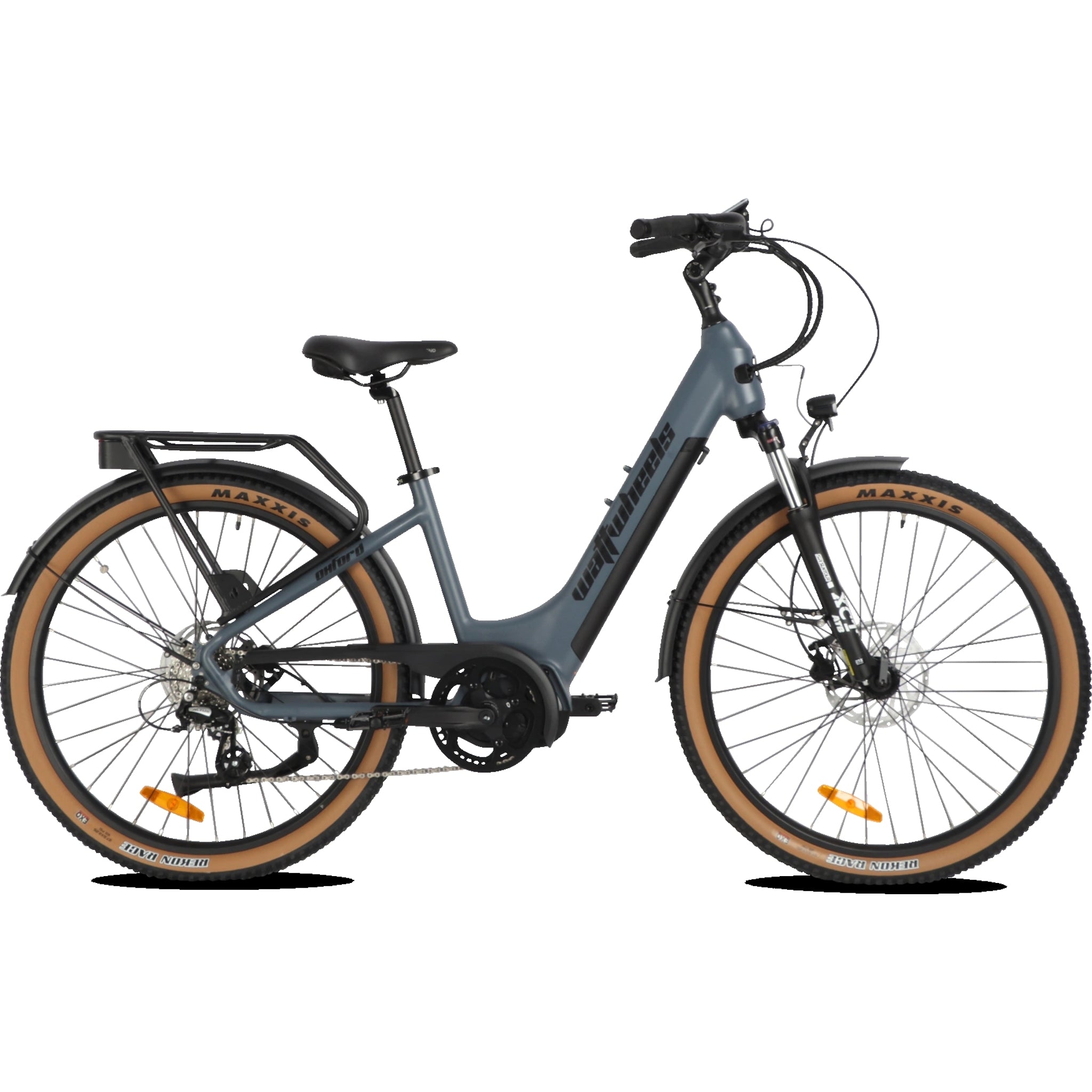 Wattwheels Oxford Electric Hybrid Bike Denim Blue