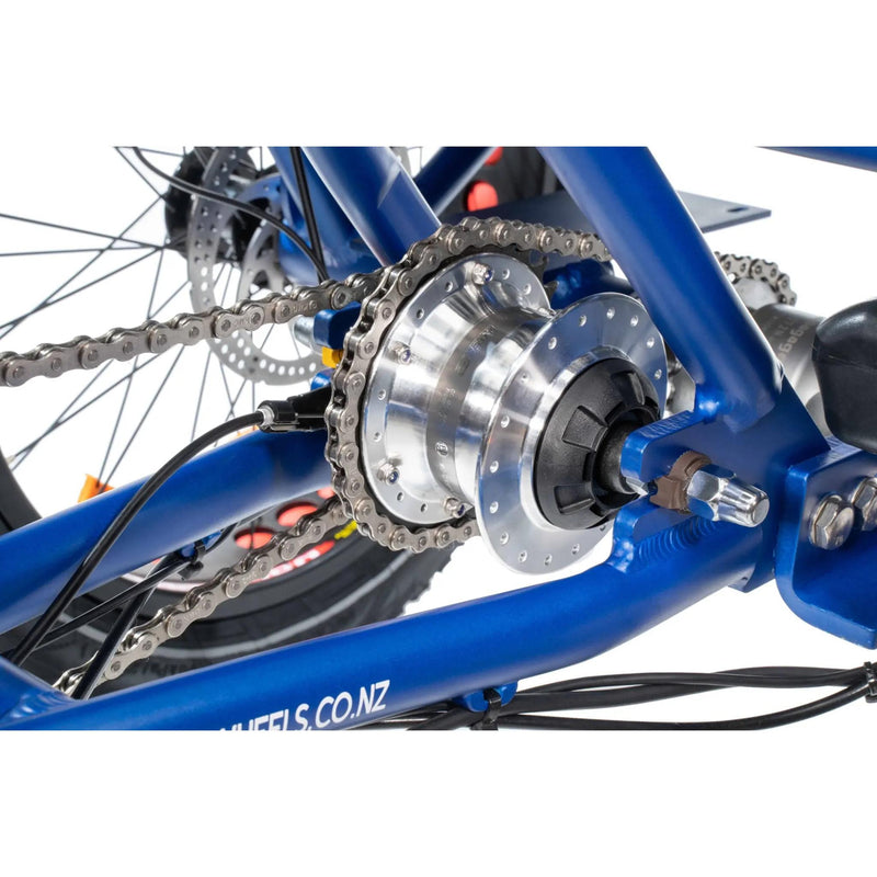 Wattwheels Trike XT Electric Cargo Trike 499Wh Battery Matte Blue