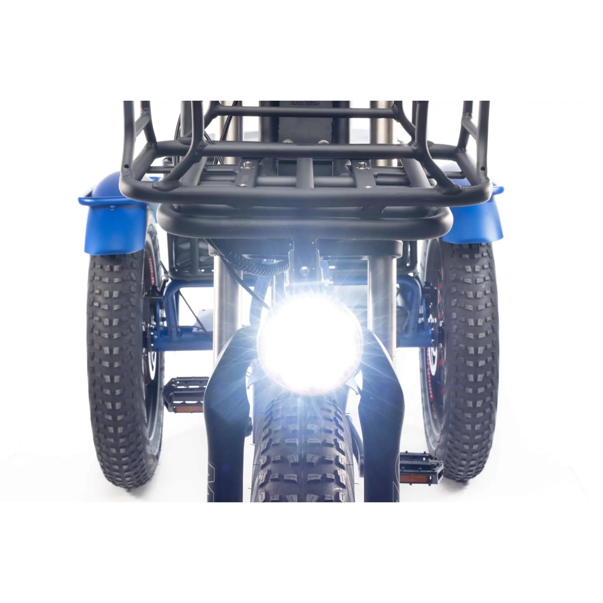 Wattwheels Trike XT Electric Cargo Trike 499Wh Battery Matte Blue