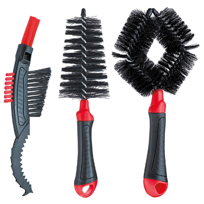 Weldtite Bike Cleaning Brush Set x3