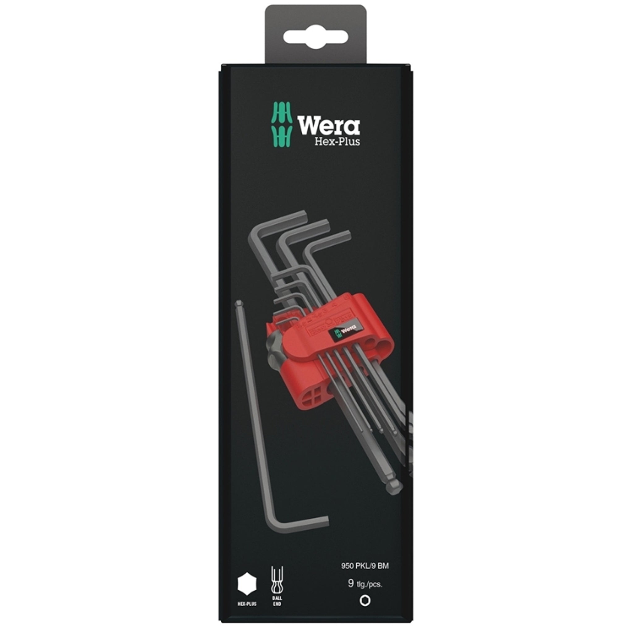 Wera Hex-Plus 950 L-Key Set 9 Pieces