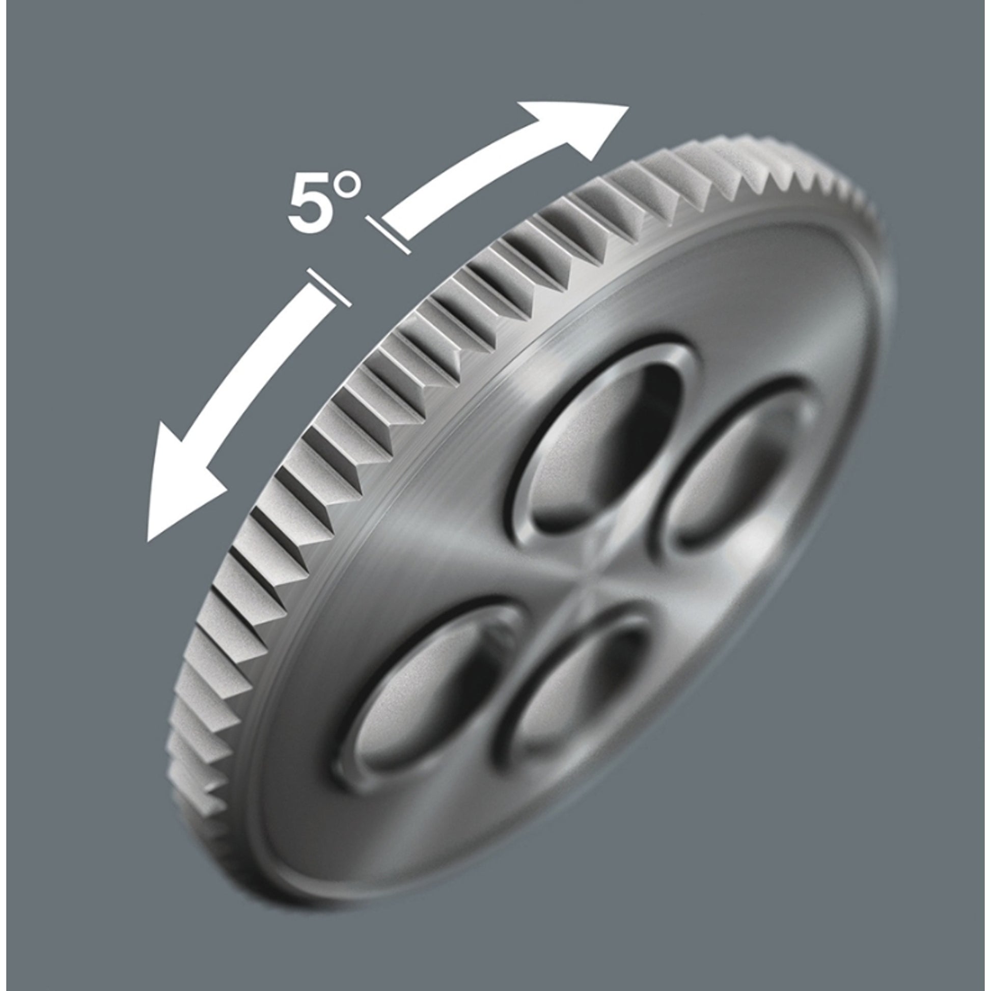 Wera Mini Ratchet 8008 A Zyklop with 1/4" Square Drive