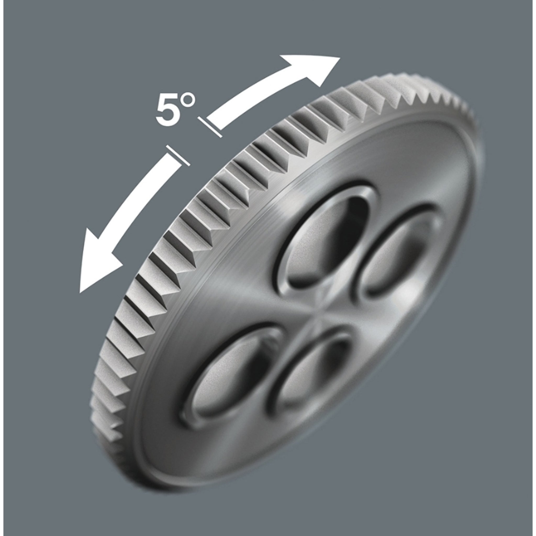 Wera Mini Ratchet 8008 A Zyklop with 1/4" Square Drive