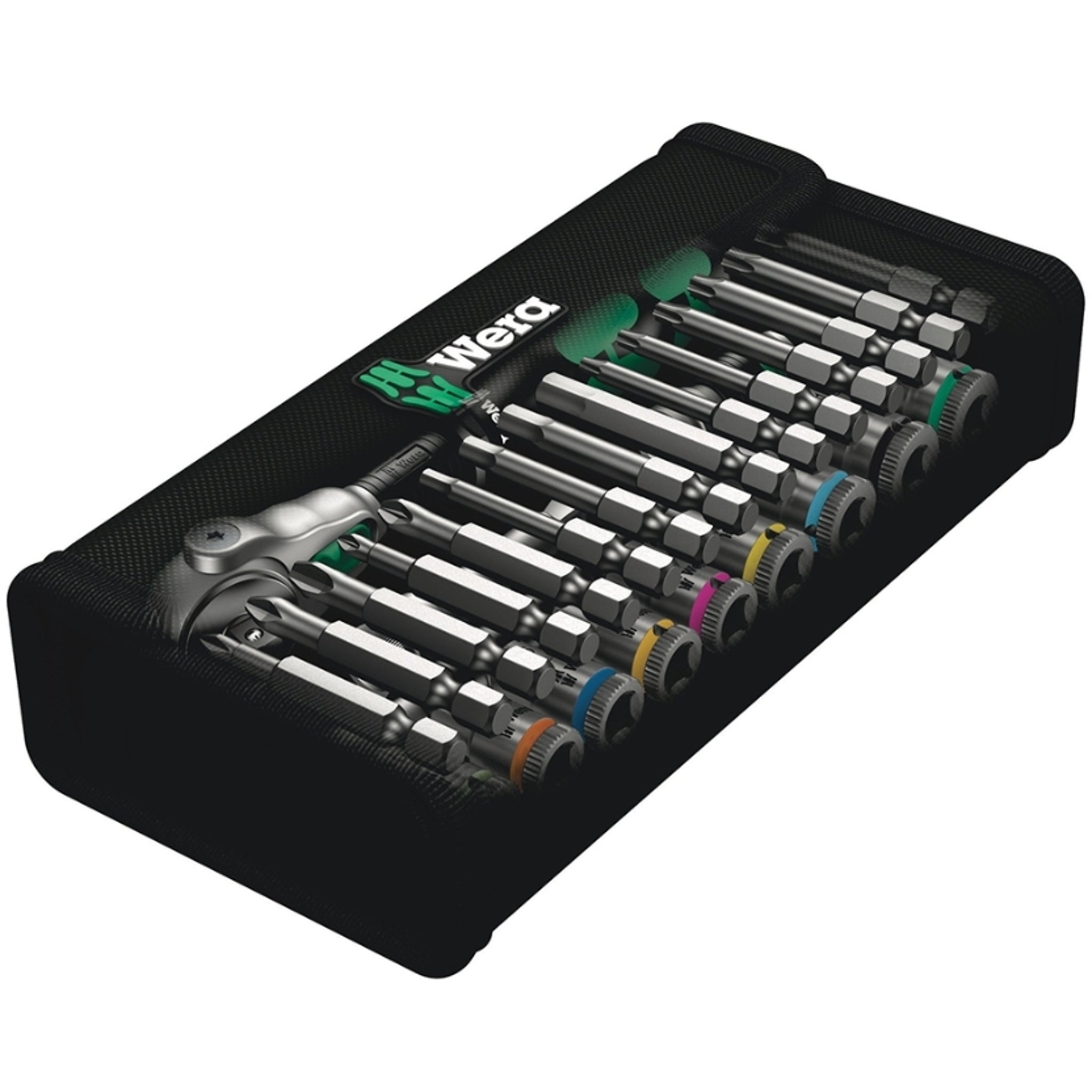 Wera SA 6 Zyklop Speed Ratchet Set Metric 8100, 28 Pieces