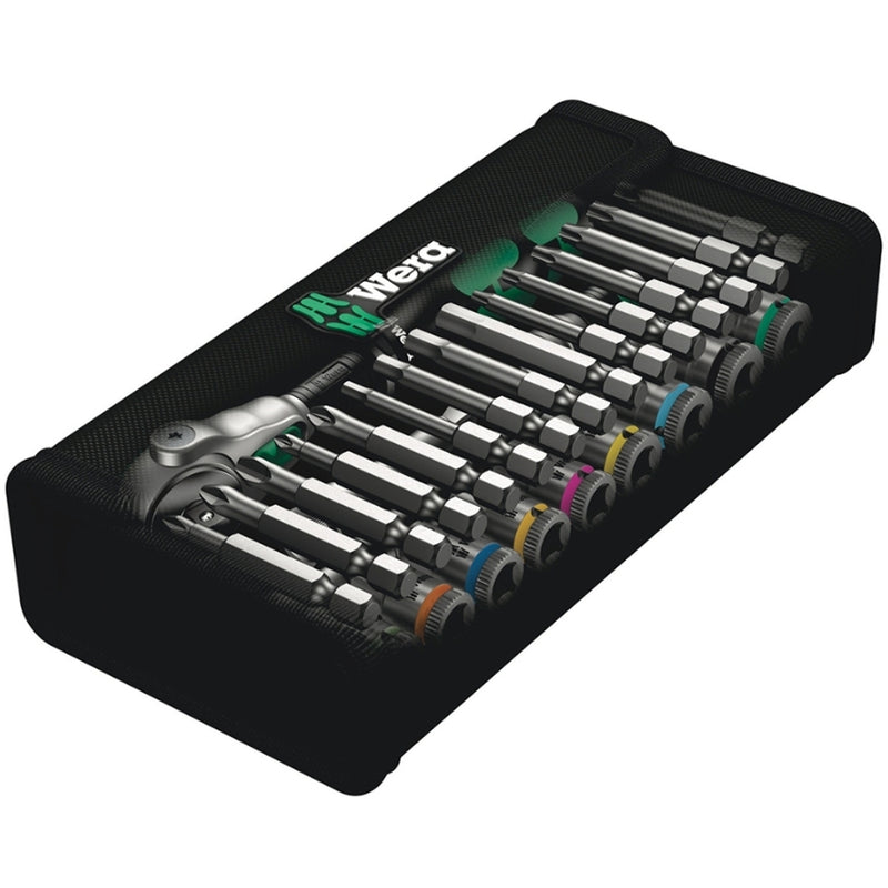 Wera SA 6 Zyklop Speed Ratchet Set Metric 8100, 28 Pieces