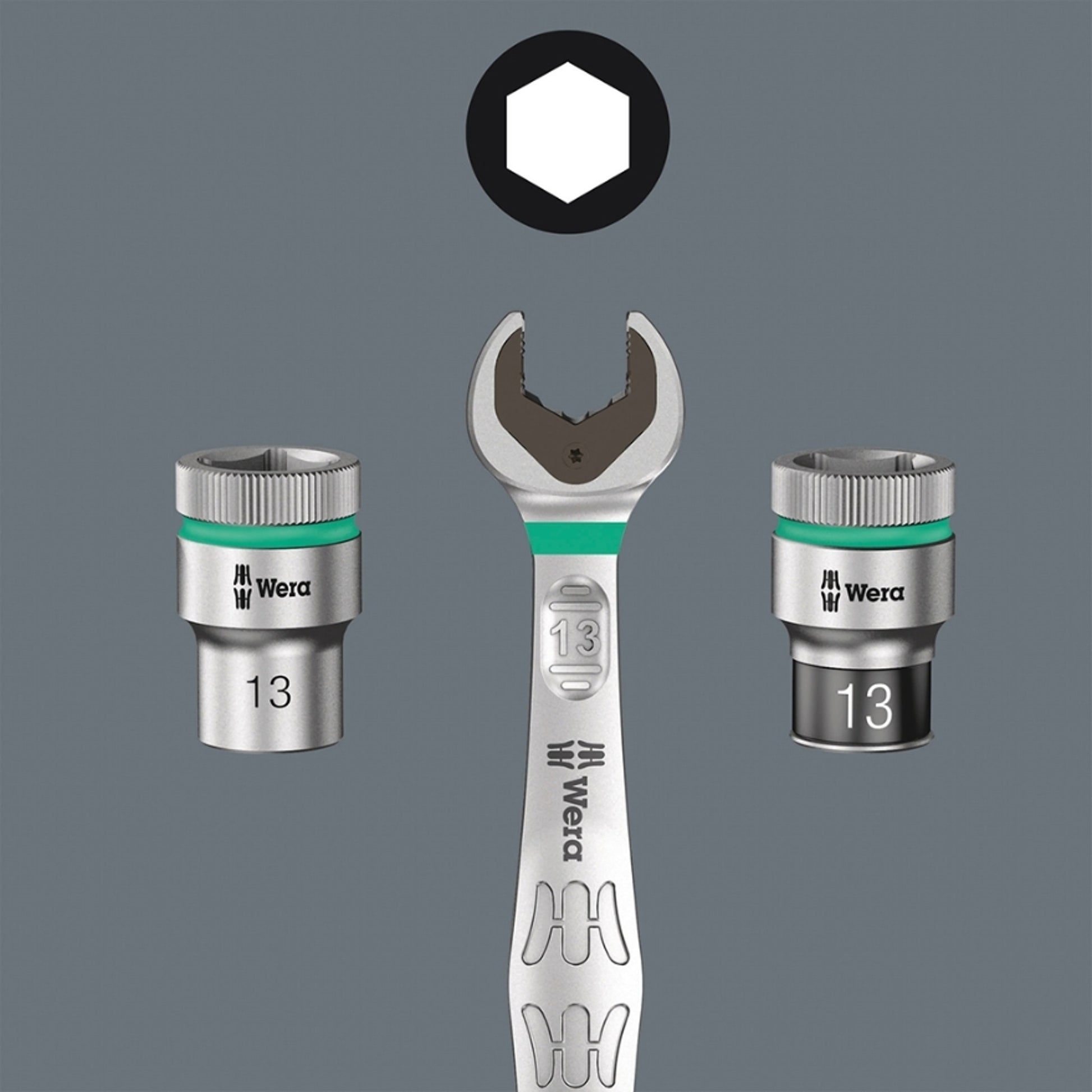 Wera SA 6 Zyklop Speed Ratchet Set Metric 8100, 28 Pieces