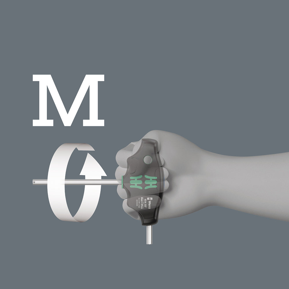 Wera Series 400 T-Handle TORX Tool with Holding Function 30 x 200mm