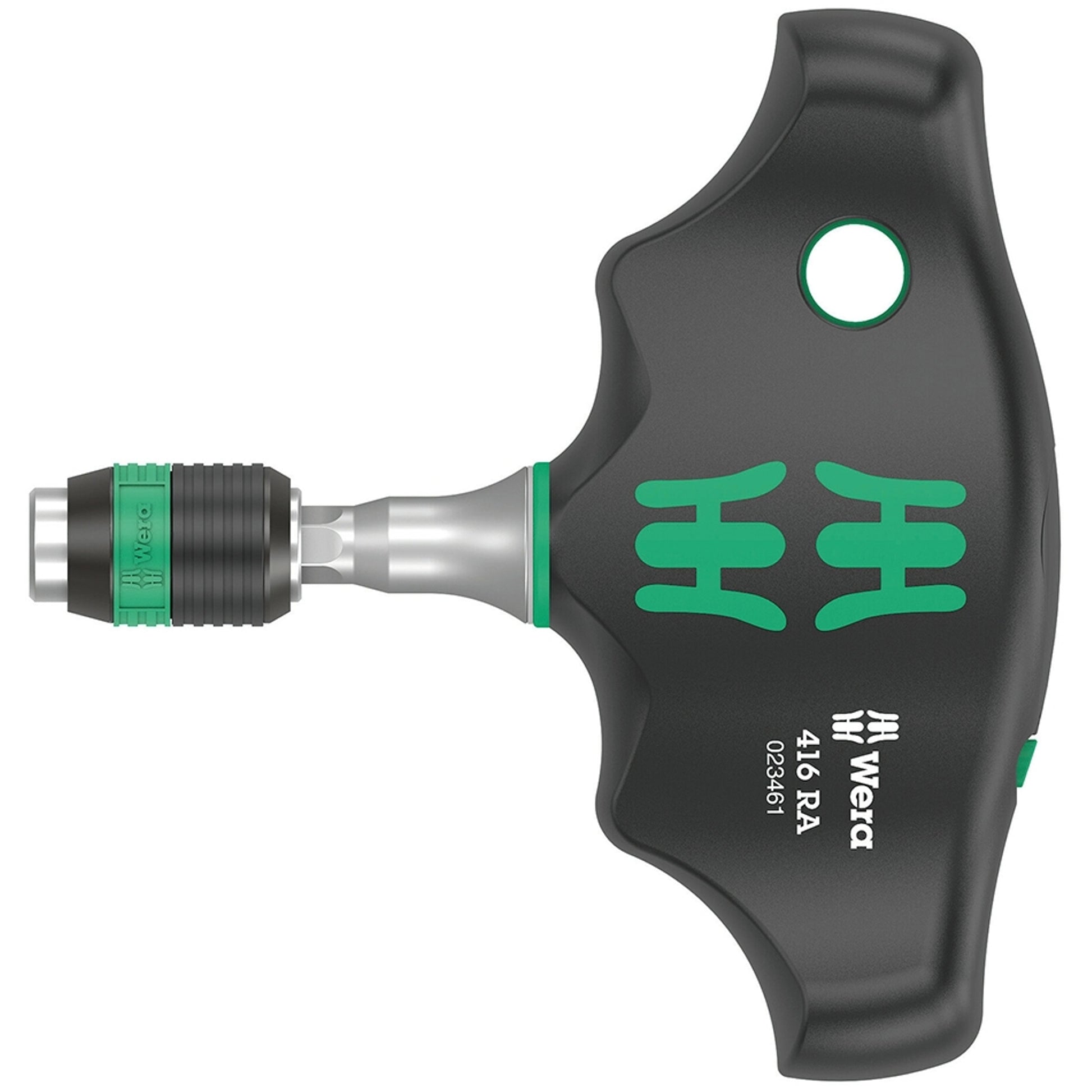 Wera T-Handle Bit Holding Screwdriver with Ratchet Function