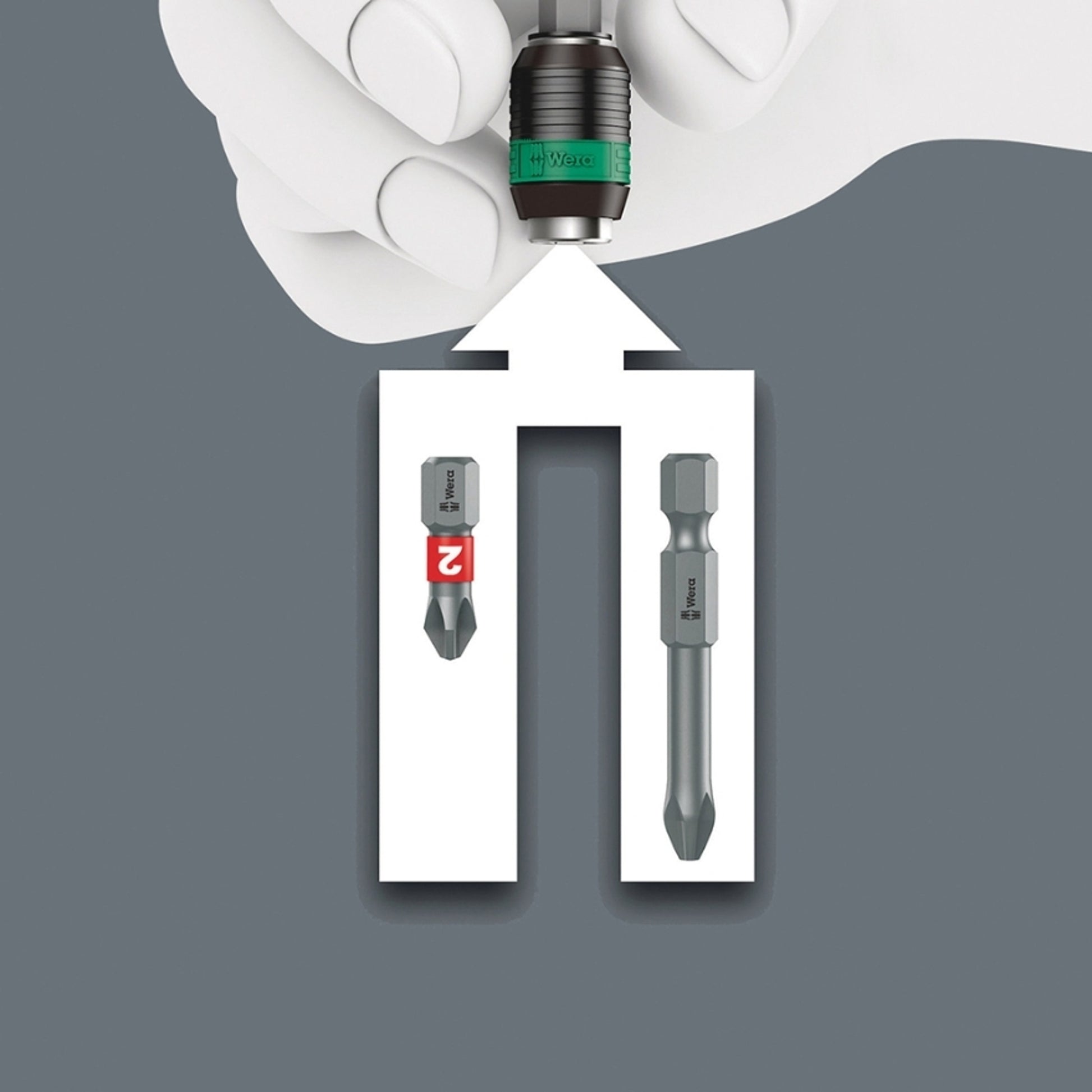 Wera Tap Bits Set M3-M10 7 Pieces