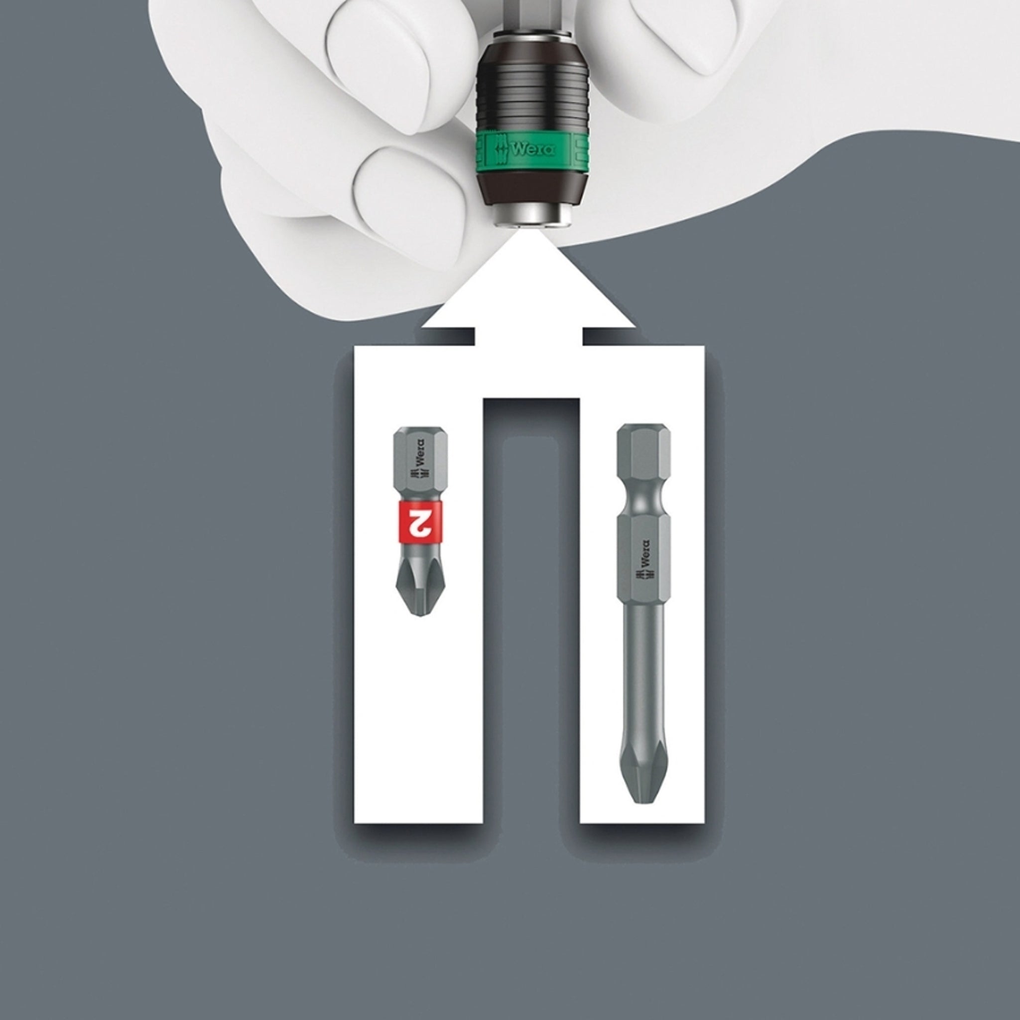 Wera Tap Bits Set M3-M10 7 Pieces