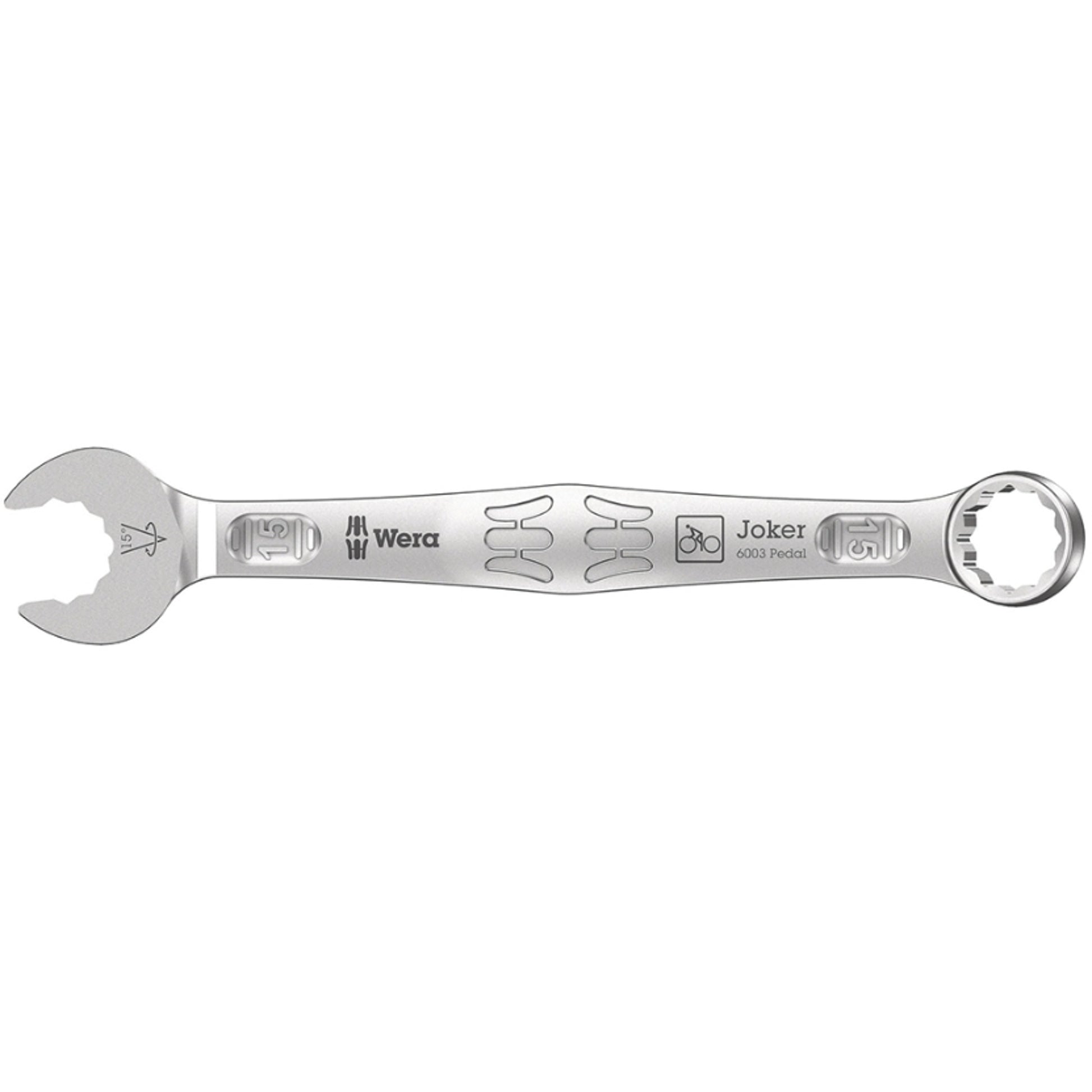 Wera Tools Combination Pedal Wrench 6003 Joker 15mm