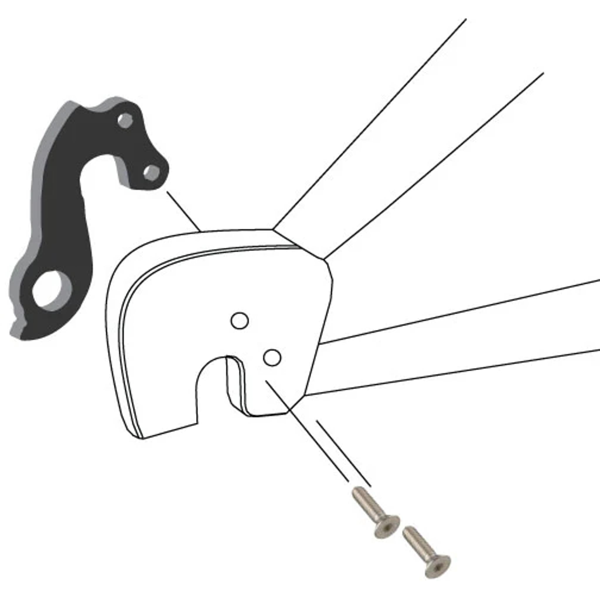 Wheels Manufacturing Derailleur Hanger #58 (Fuji/Raleigh)