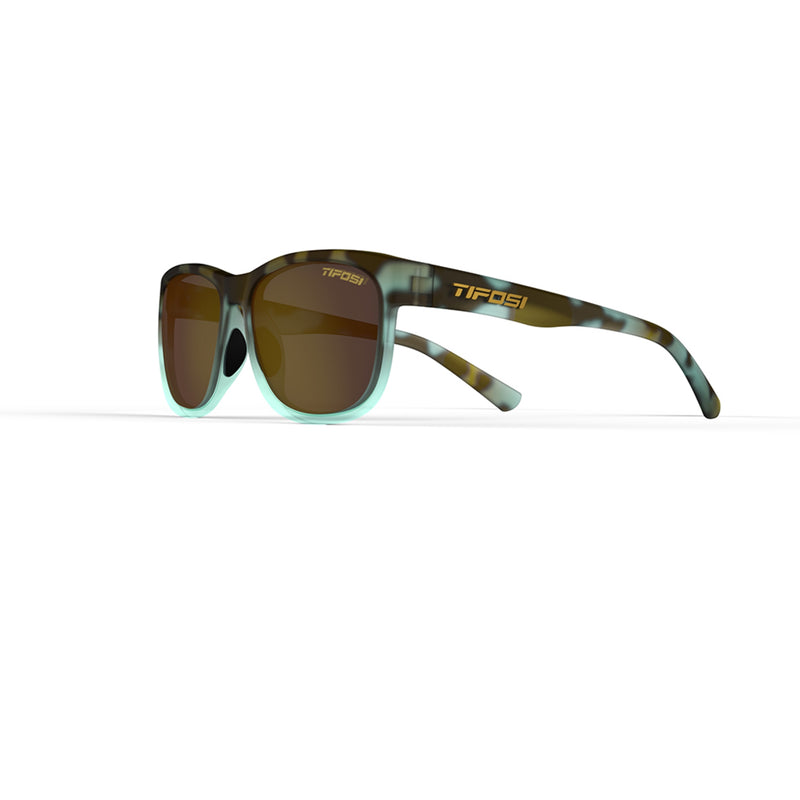 Tifosi Swank XL Sunglasses Blue Tortoise/Brown Lens