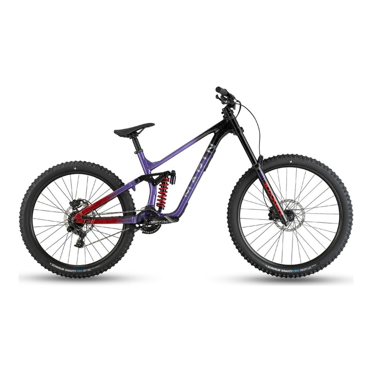 Marin Quake Downhill Mountain Bike Purple/Red