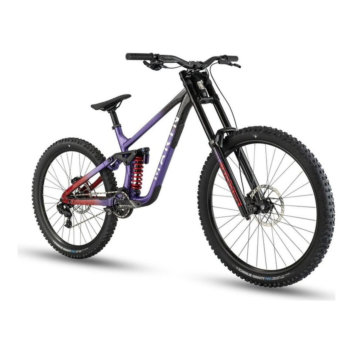 Marin Quake Downhill Mountain Bike Purple/Red
