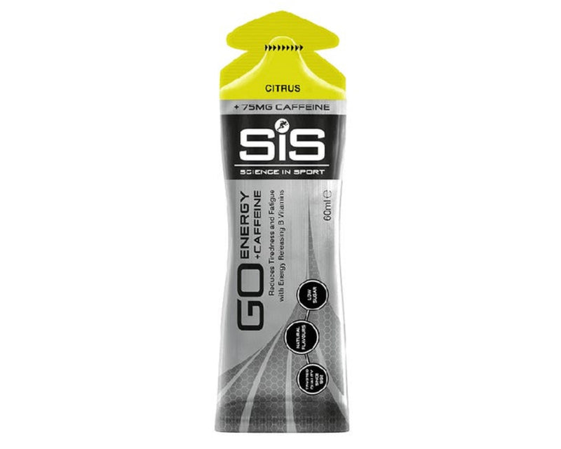 SIS GO PLUS Citrus Caffeinated Isotonic Energy Gel 60mL