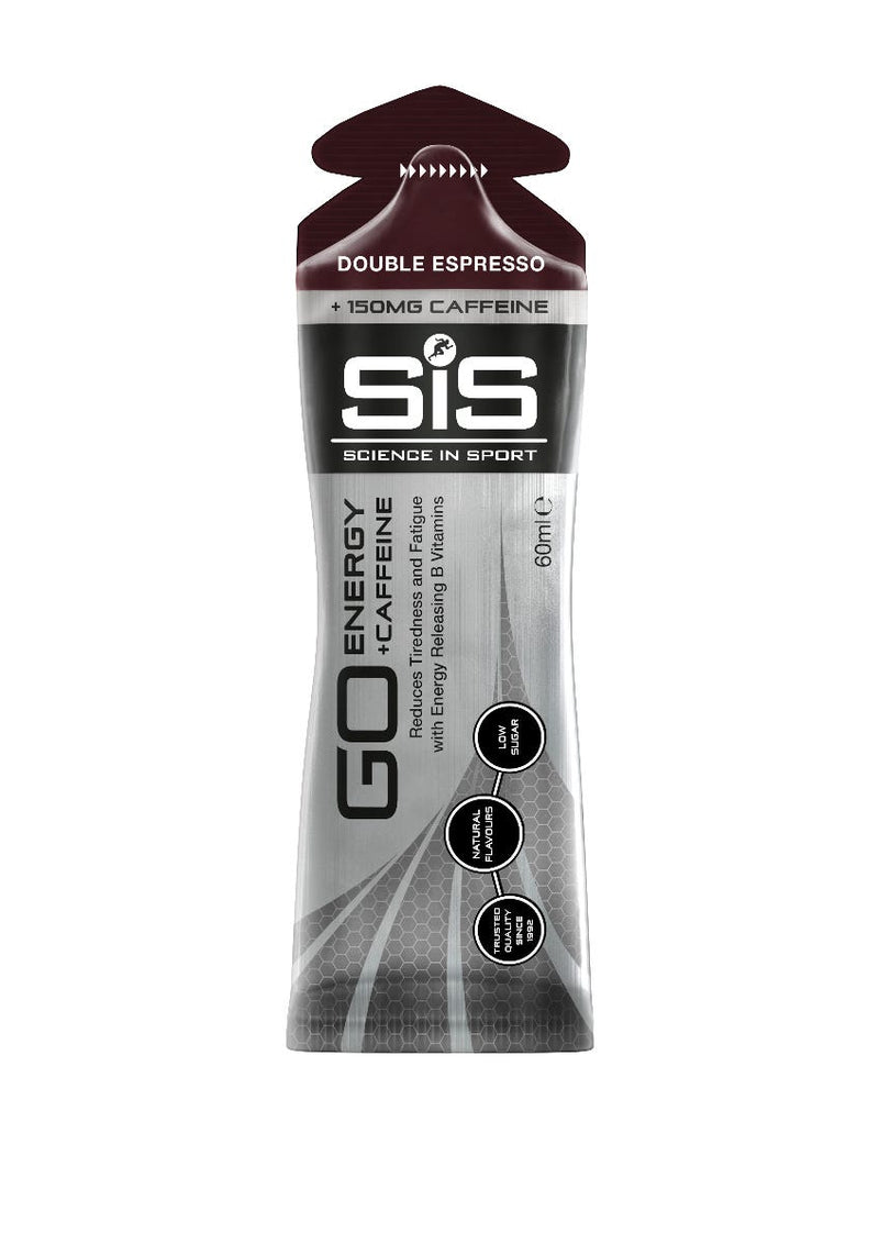 SIS GO PLUS Double Espresso Caffeinated Isotonic Energy Gel 60mL