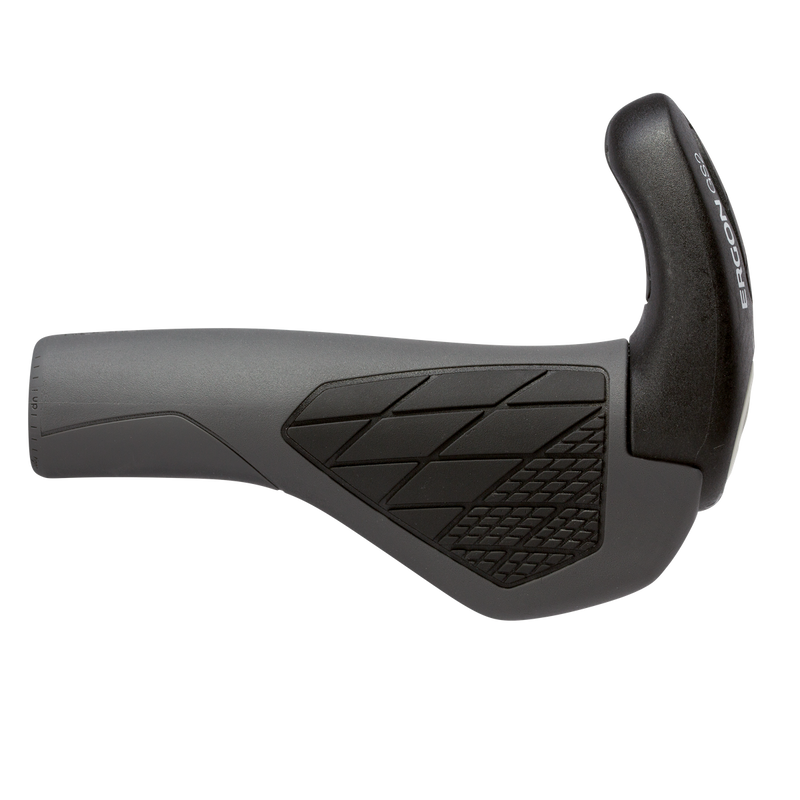 Ergon Grips GS2 Large Black/Grey With Bar End