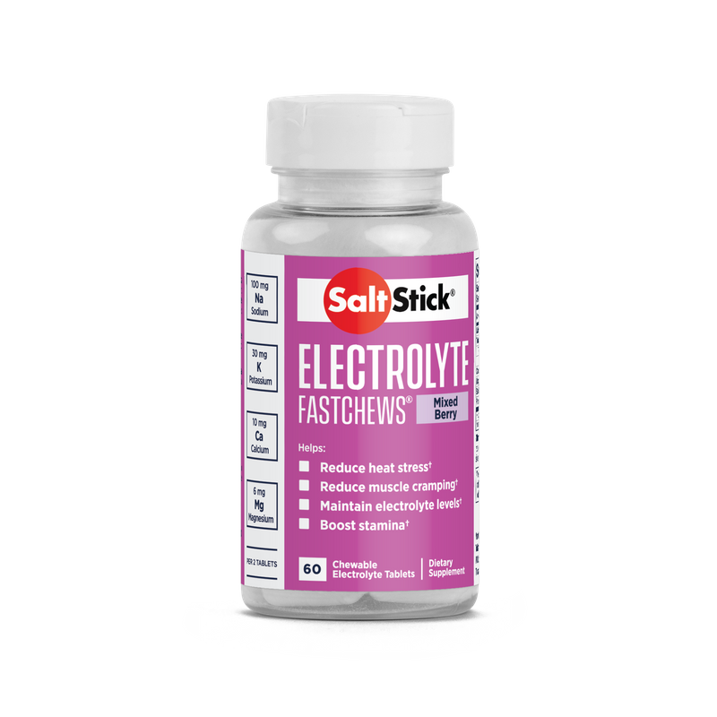 Saltstick FastChews Electrolyte Tablets Mixed Berry 60 Pack Bottle