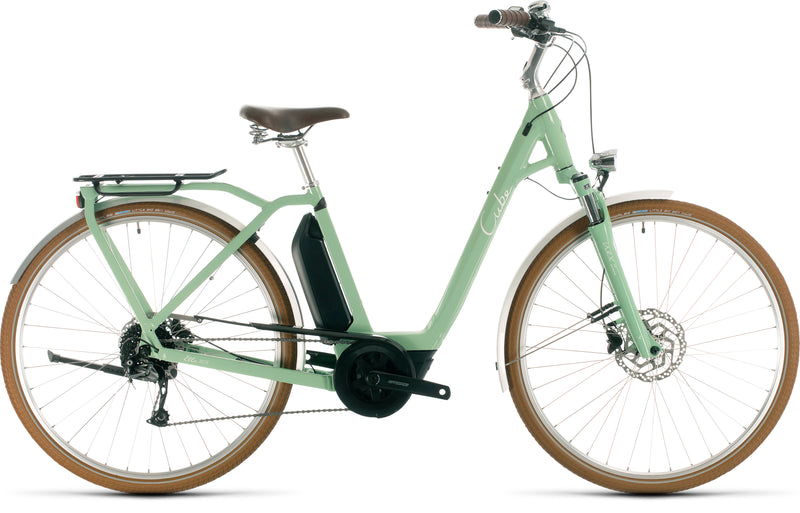 Cube Ella Ride 400 Easy Entry Hybrid Bike Green'n'White (2020)