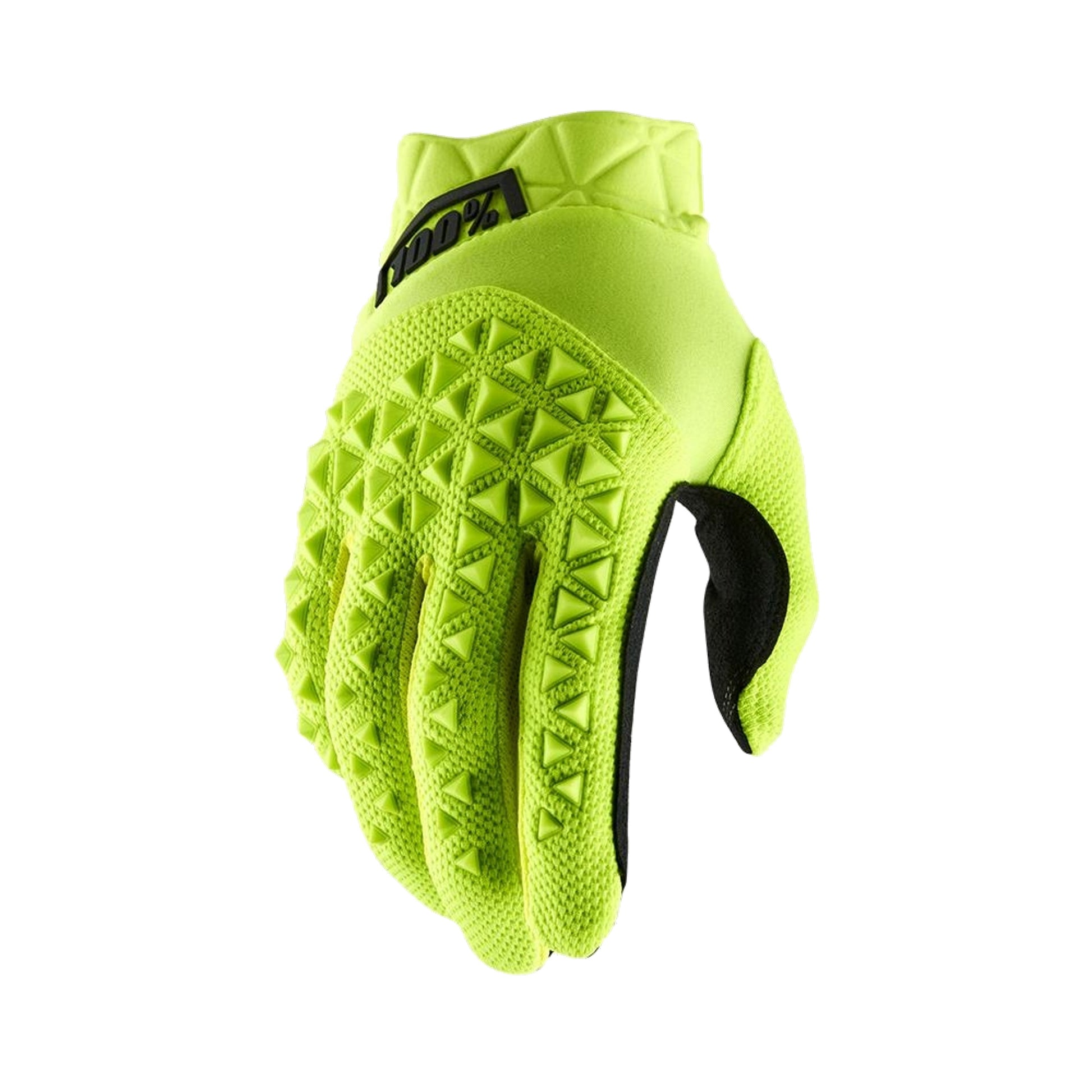 100% Airmatic Gloves Yellow & Black