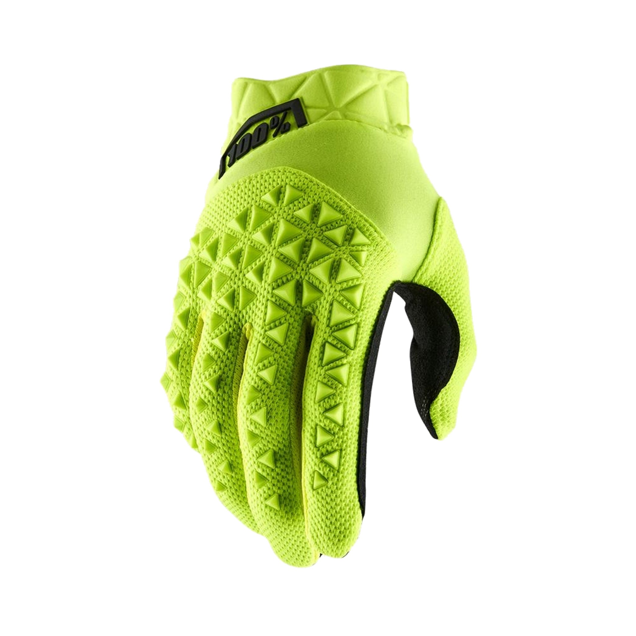 100% Airmatic Gloves Yellow & Black