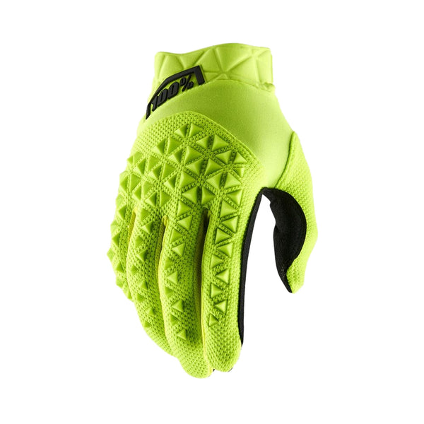 100% Airmatic Gloves Yellow & Black