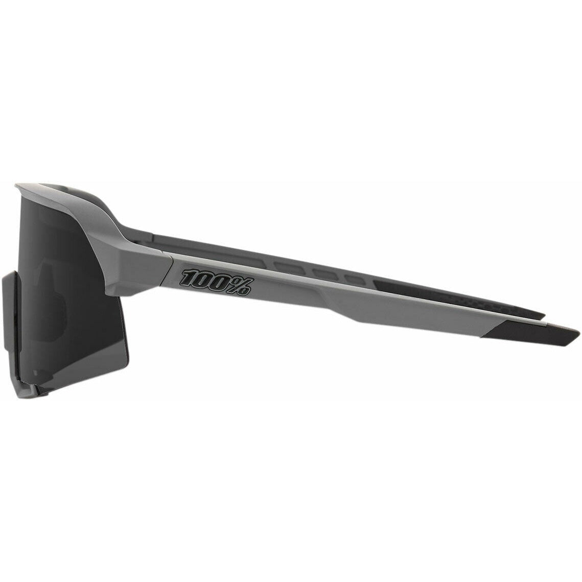100% Performance S3 Sunglasses Stone Grey with Smoke Lens