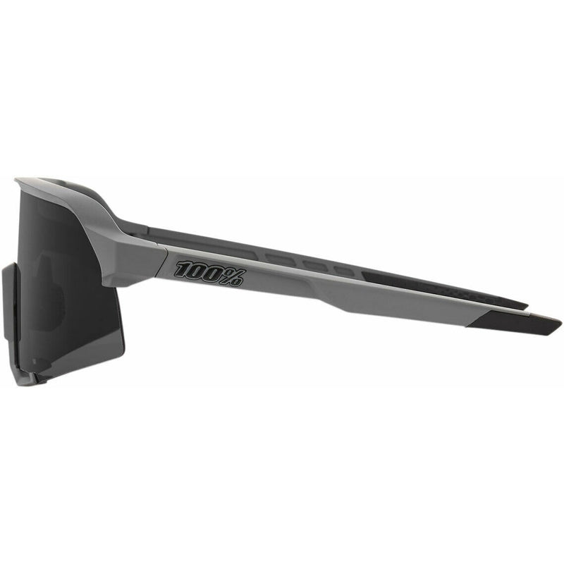 100% Performance S3 Sunglasses Stone Grey with Smoke Lens