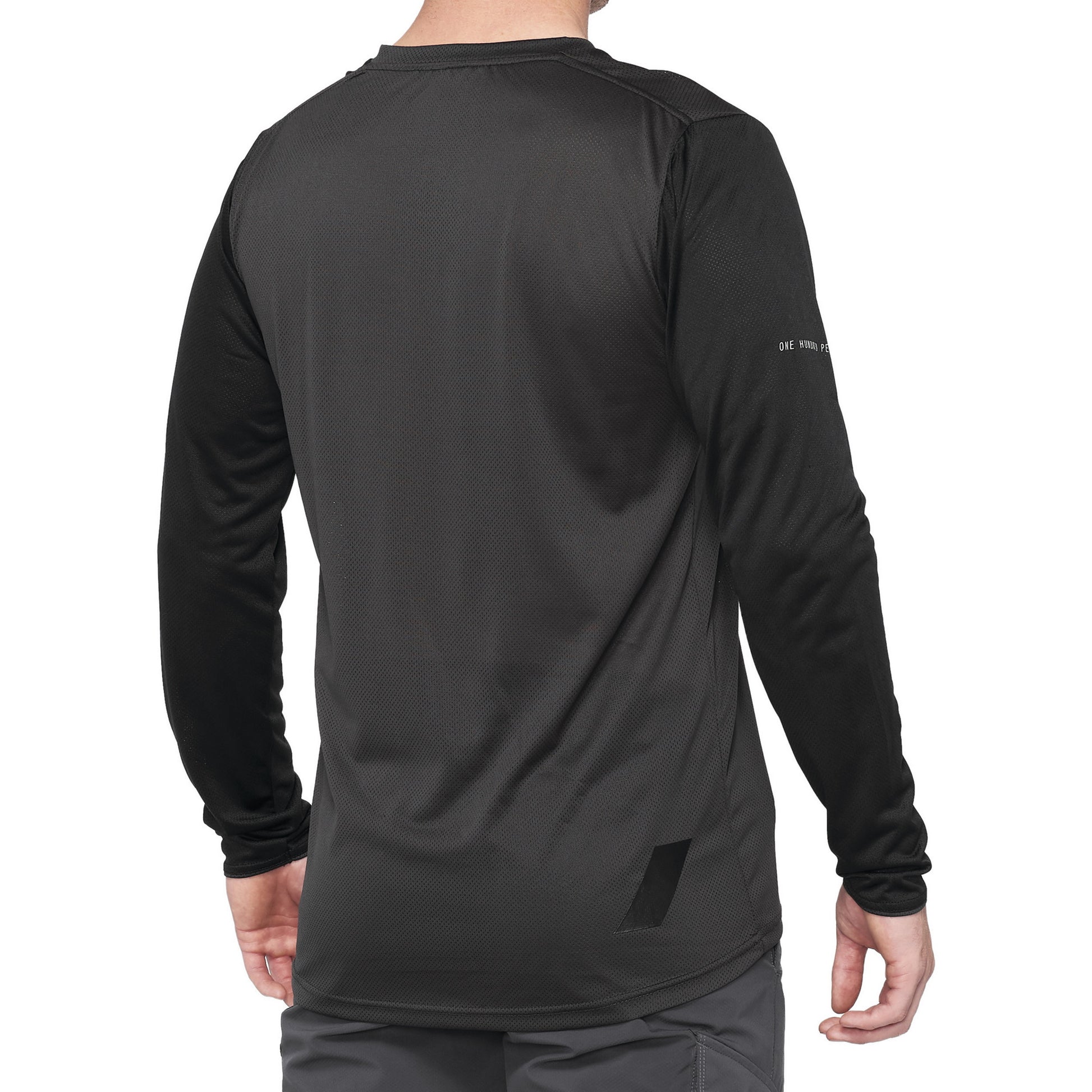 100% Ridecamp Long Sleeve Jersey Black/Charcoal