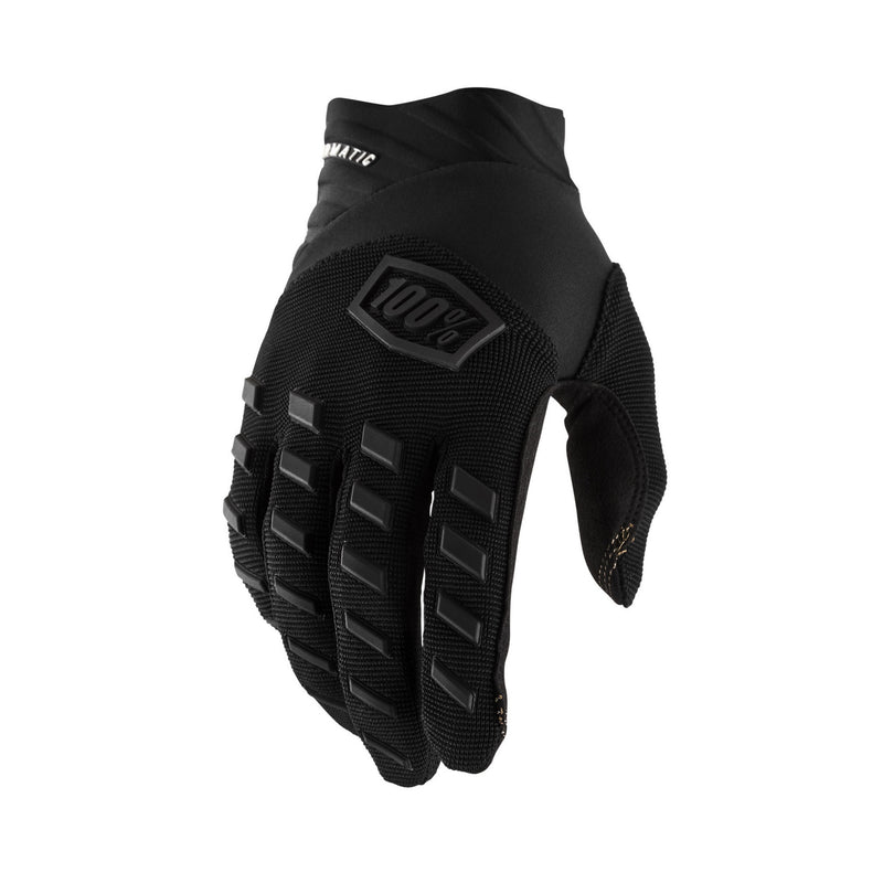 100% Airmatic II Gloves Black & Charcoal