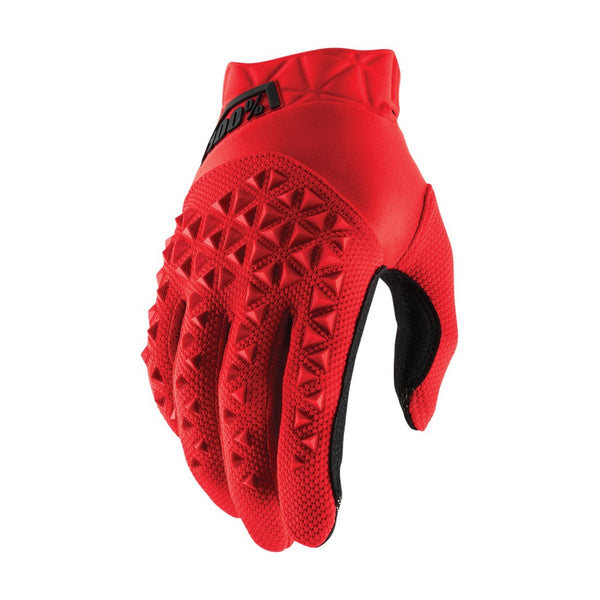 100% Airmatic Youth Gloves Red & Black