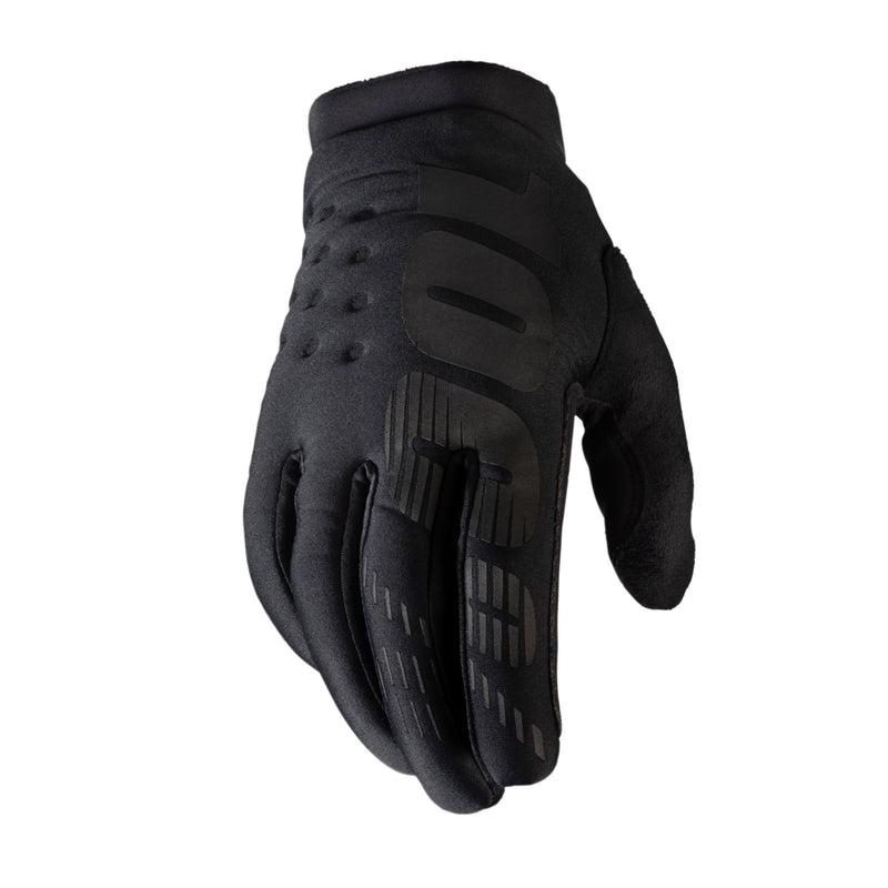 100% Brisker Youth Cold Weather Gloves Black