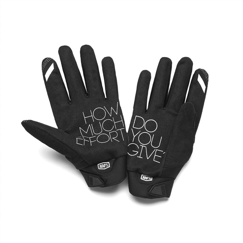 100% Brisker Cold Weather Gloves Black & Grey