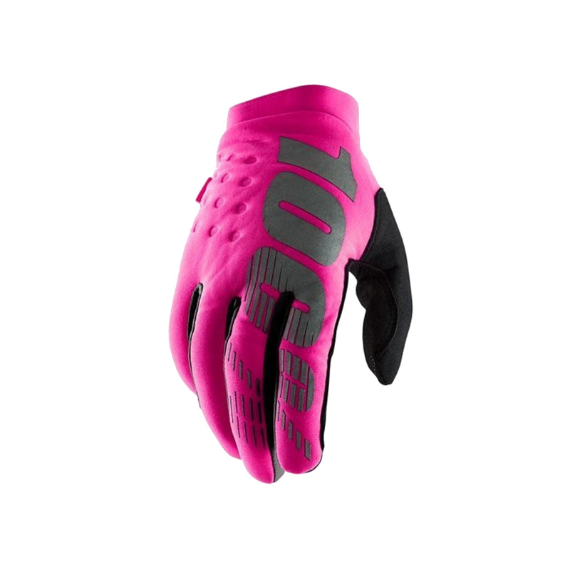 100% Brisker Women’s Cold Weather Gloves Neon Pink & Black