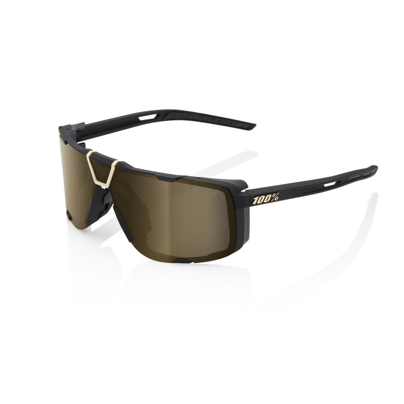 100% Eastcraft Soft Tact Black with Soft Gold Mirror Lens