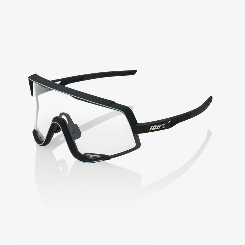 100% Glendale Sunglasses Black with Smoke Lens