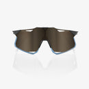100% Hypercraft Sunglasses Matte Black with Soft Gold Mirror Lens